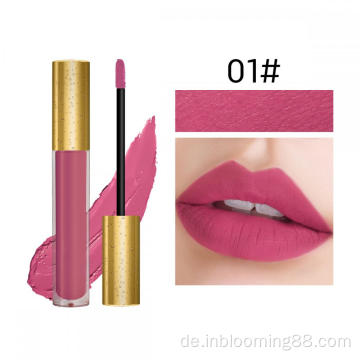 Lipgloss pigmentiertes Lippen Make -up Matte flüssiger Lippenstift